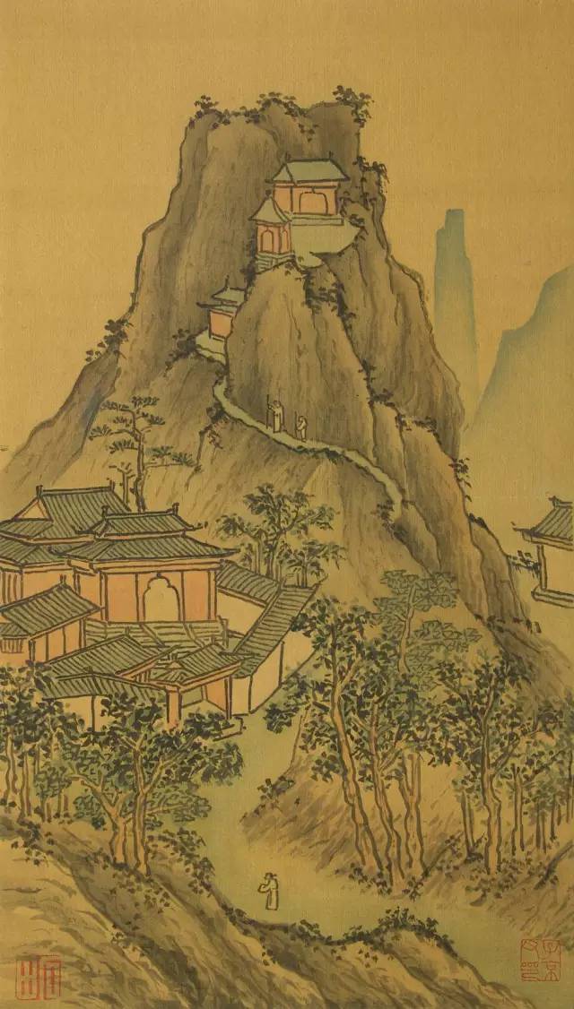 明四家是谁(“明四家”精品，无论淡雅青绿，都粗细两种面目)